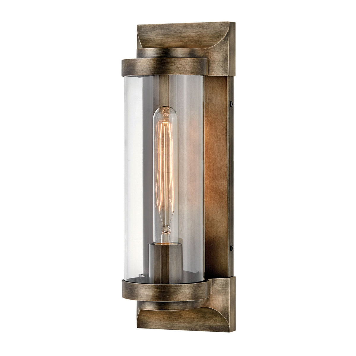 Pearson IP44 Exterior Wall Light in Painted Burnished Bronze