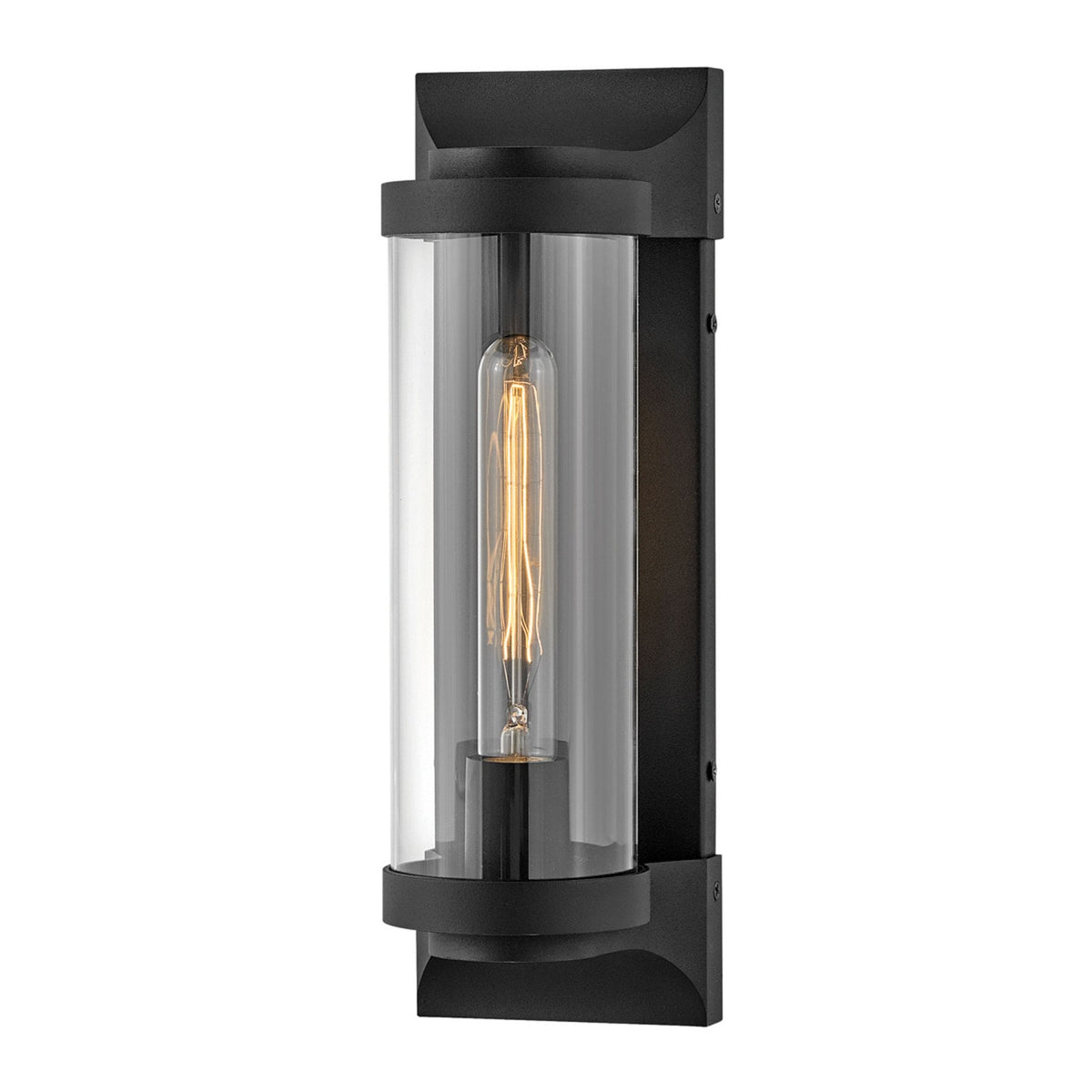 Pearson IP44 Exterior Wall Light in Textured Black