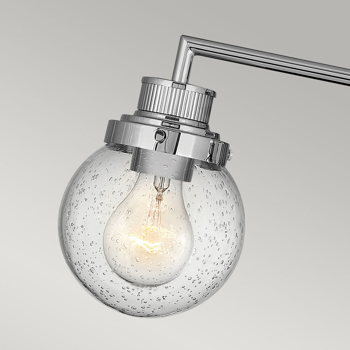 Poppy Three Lamp IP44 Wall Light in Polished Chrome