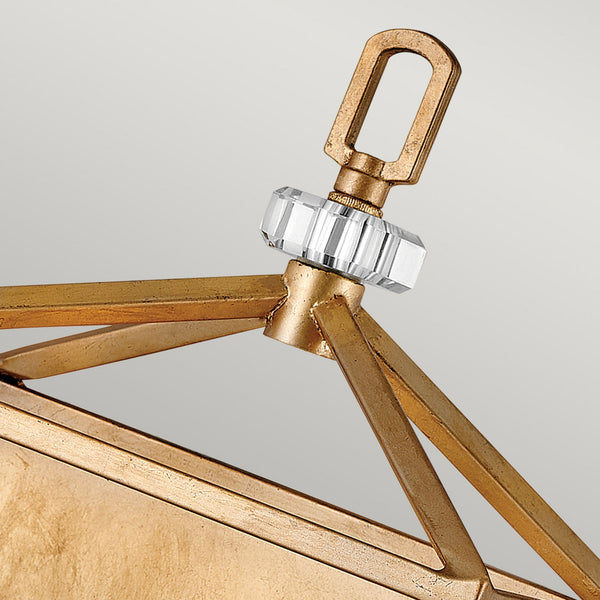 Stinson Wall Light in Distressed Brass