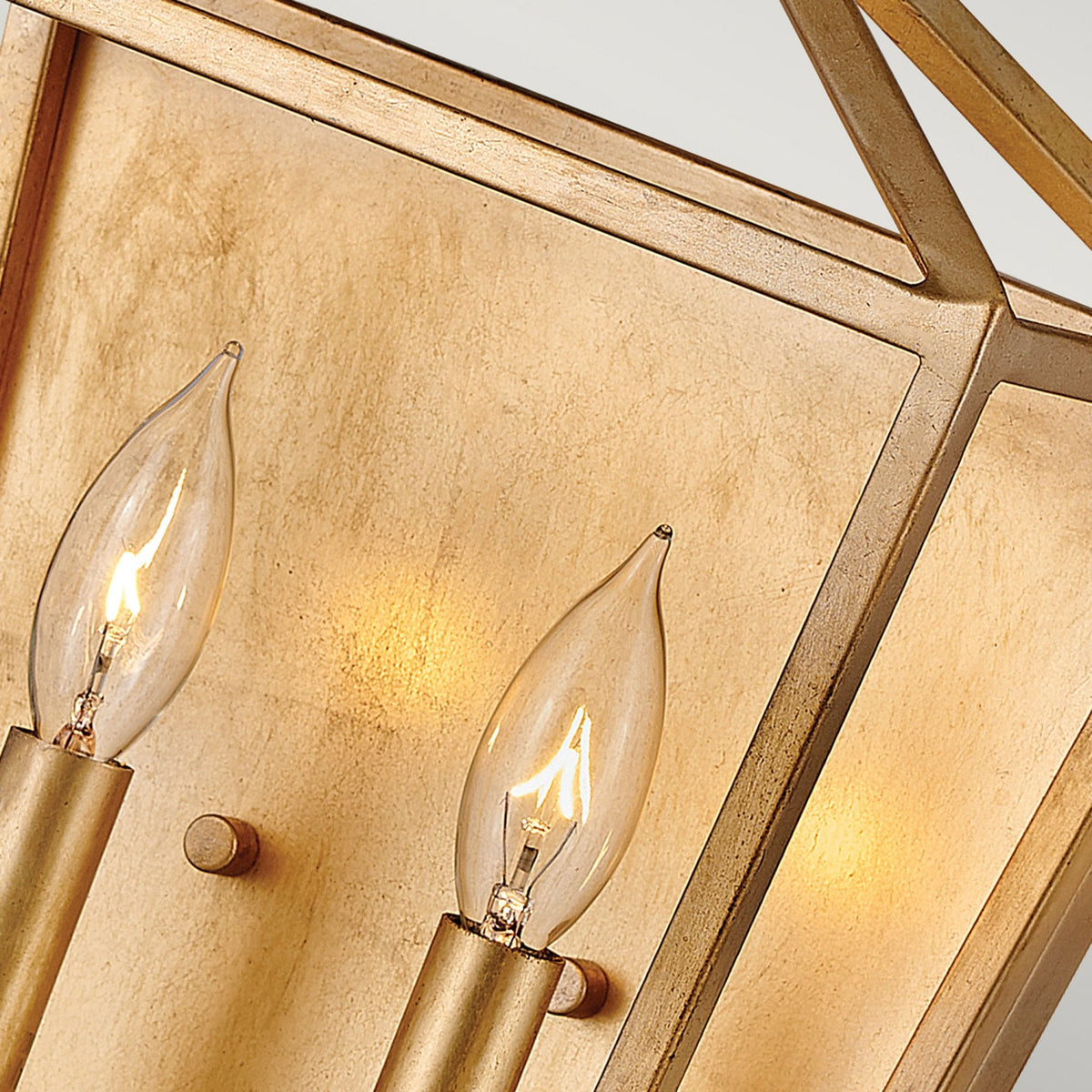 Stinson Wall Light in Distressed Brass