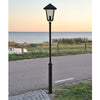 Benu 254cm IP23 Black Post Light with Black Taurus Pole