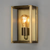 Carpi Medium IP44 Exterior Wall Light in Brass
