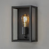 Carpi Medium IP44 Exterior Wall Light in Black