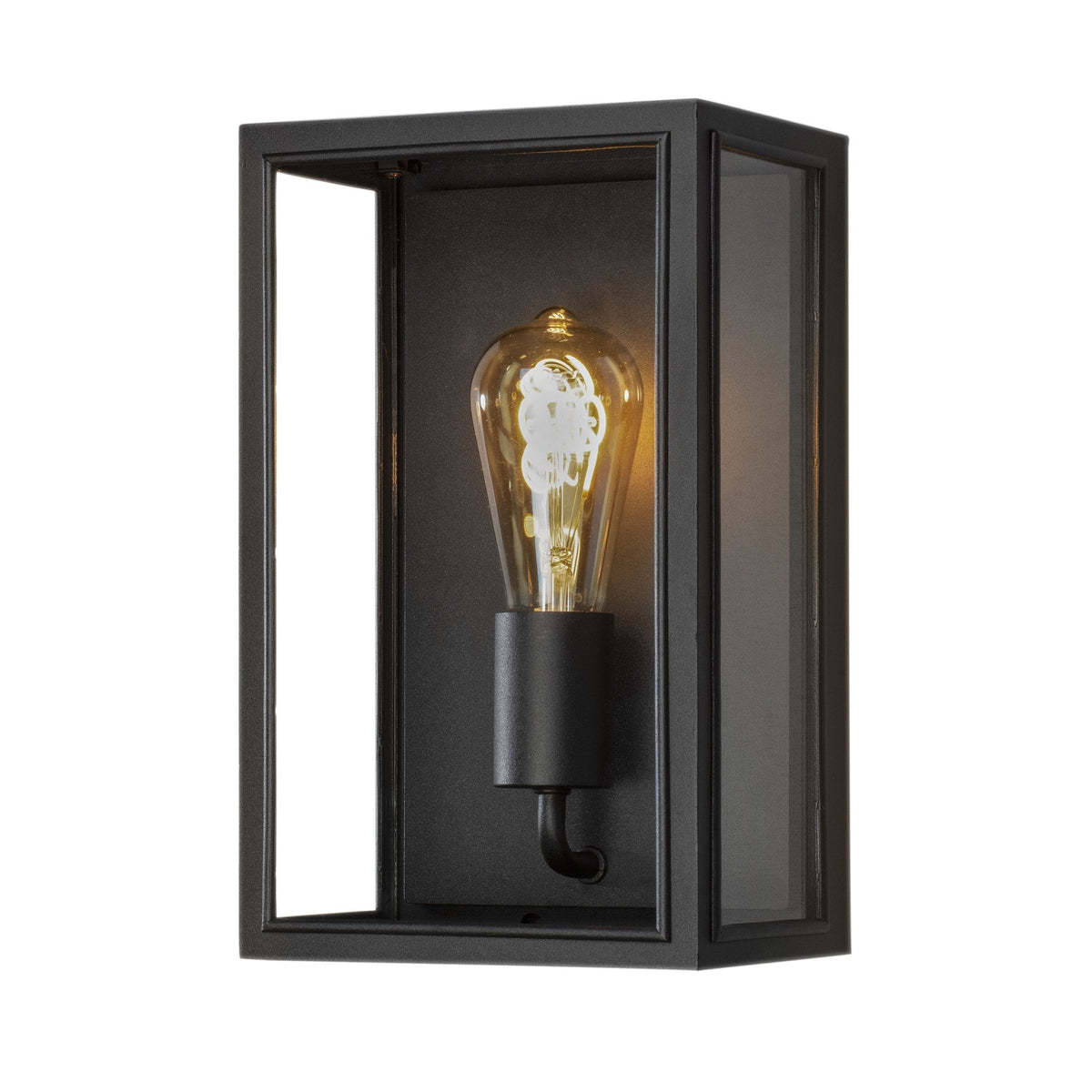 Carpi Medium IP44 Exterior Wall Light in Black