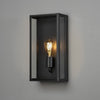 Carpi Large IP44 Exterior Wall Light in Black