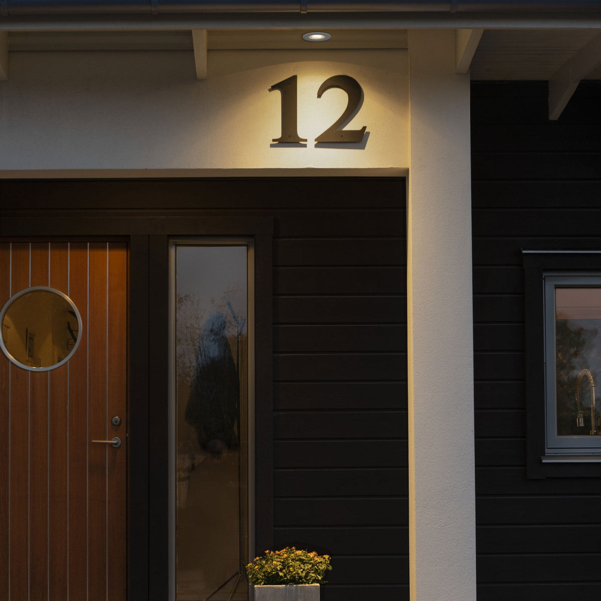 Downstone IP44 Exterior Recessed 6w LED Fixed Downlight in White