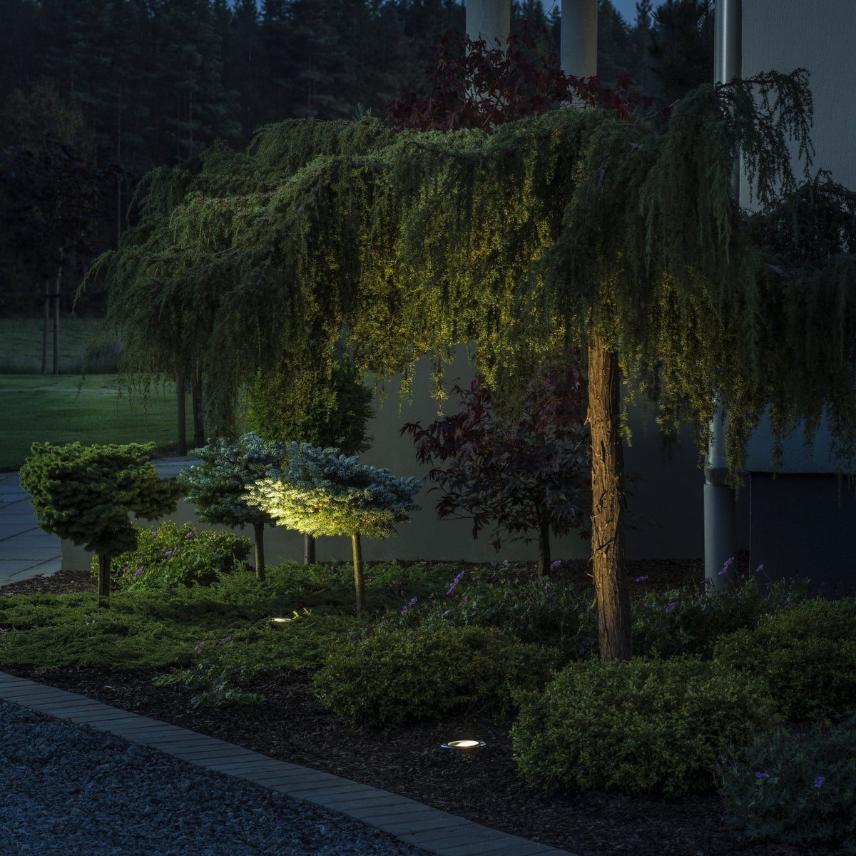 Trelleborg IP65 GU10 Recessed Ground Adjustable Round Spotlight