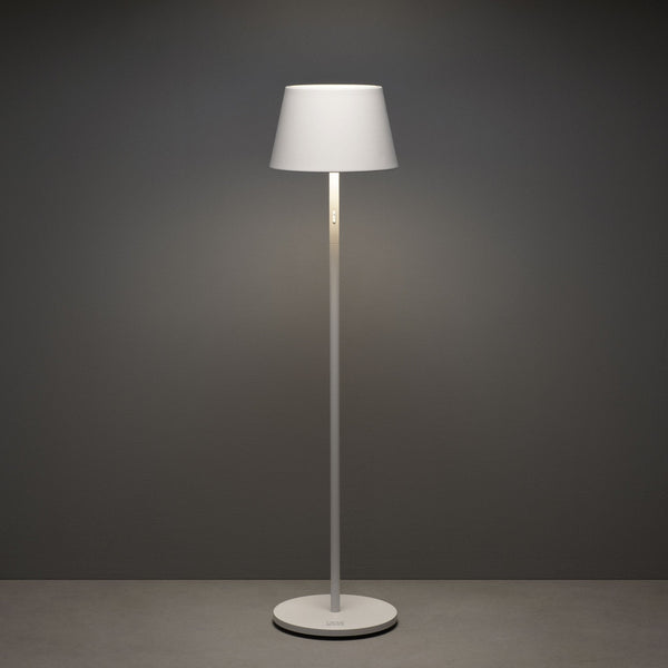 Pomezia IP54 USB Charged LED Floor Light in White