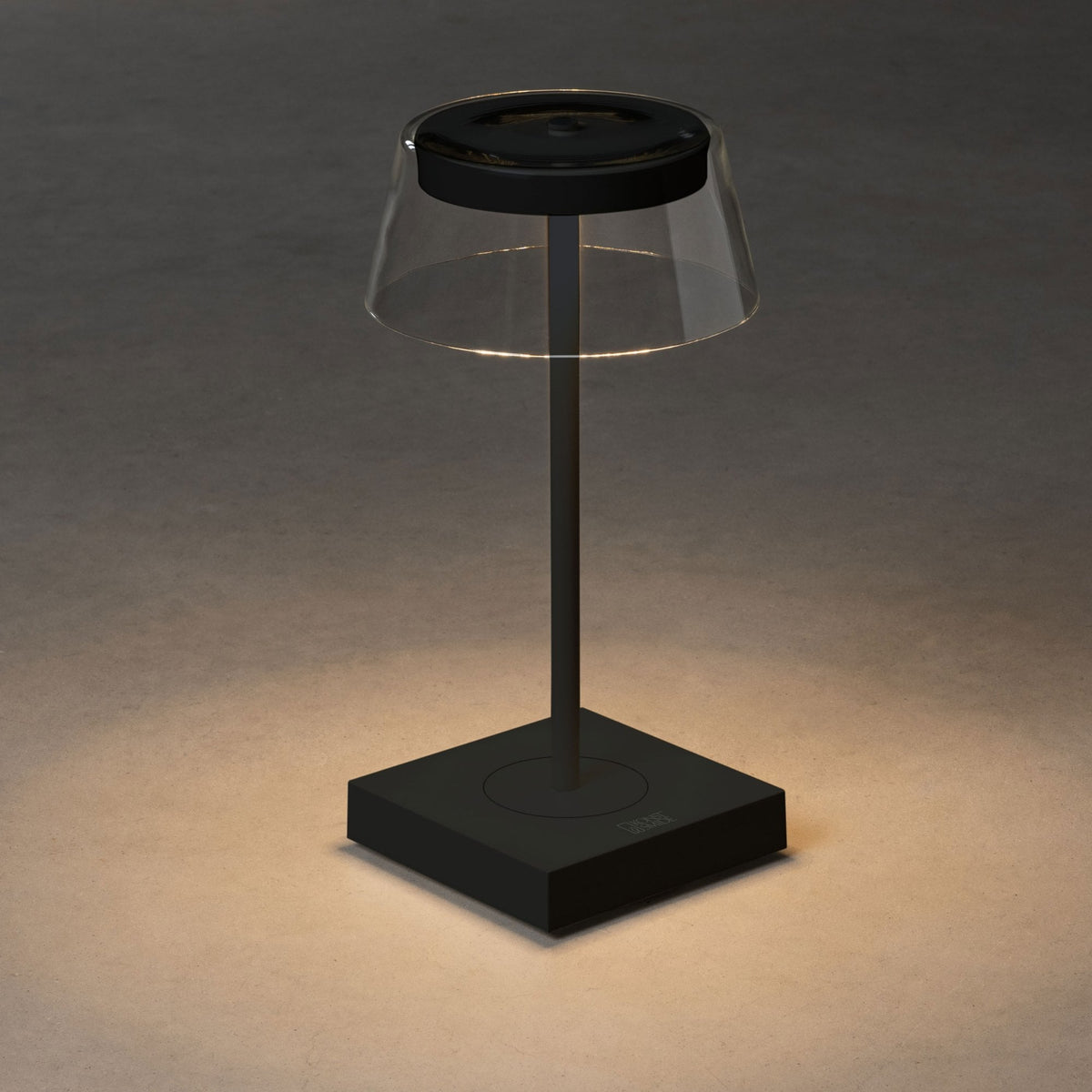 Scilla IP54 USB Charged LED Table Light in Black