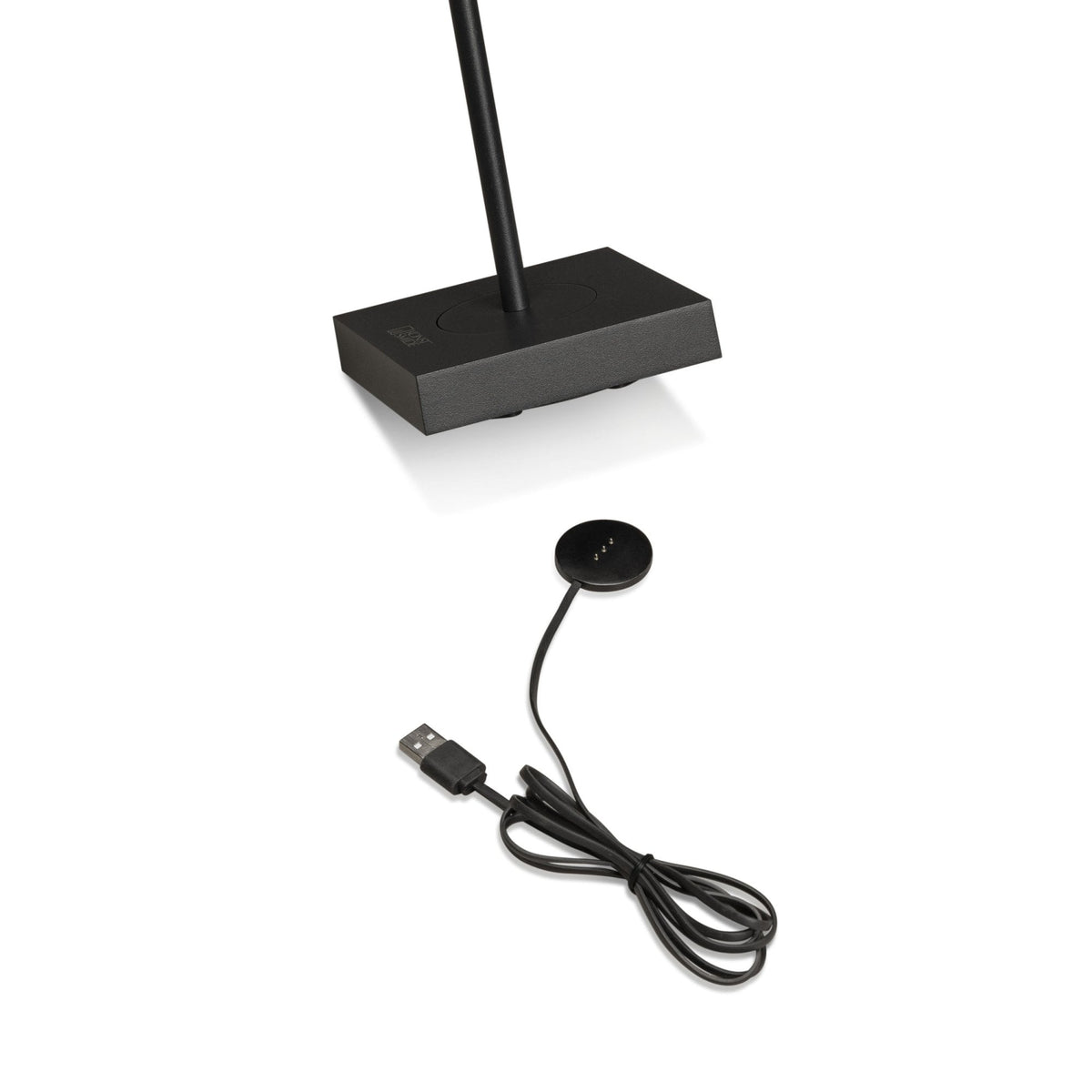 Scilla IP54 USB Charged LED Table Light in Black