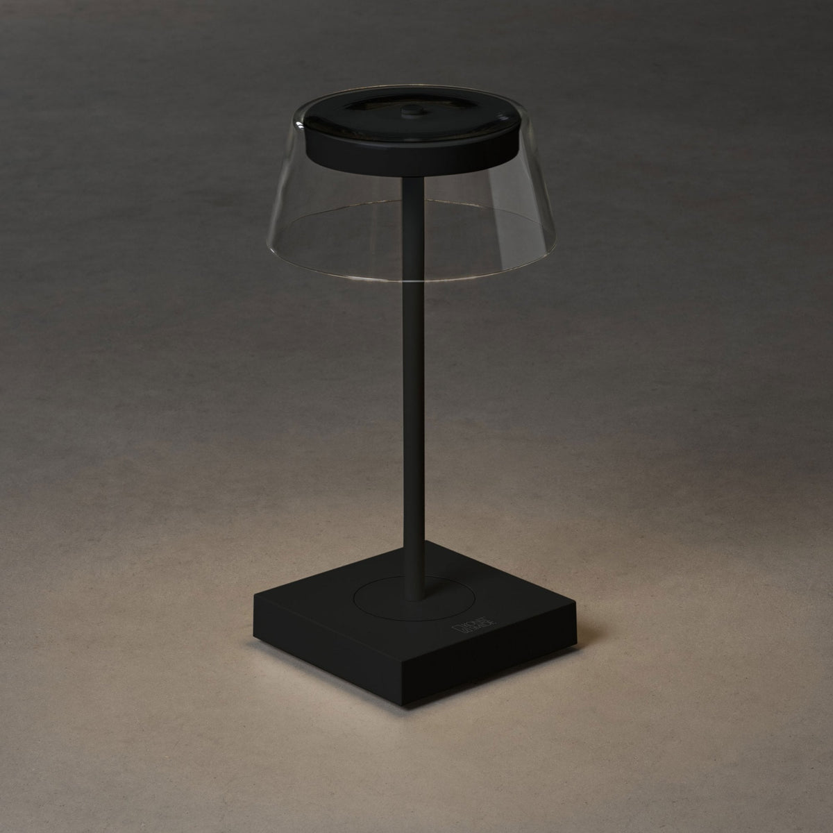 Scilla IP54 USB Charged LED Table Light in Black