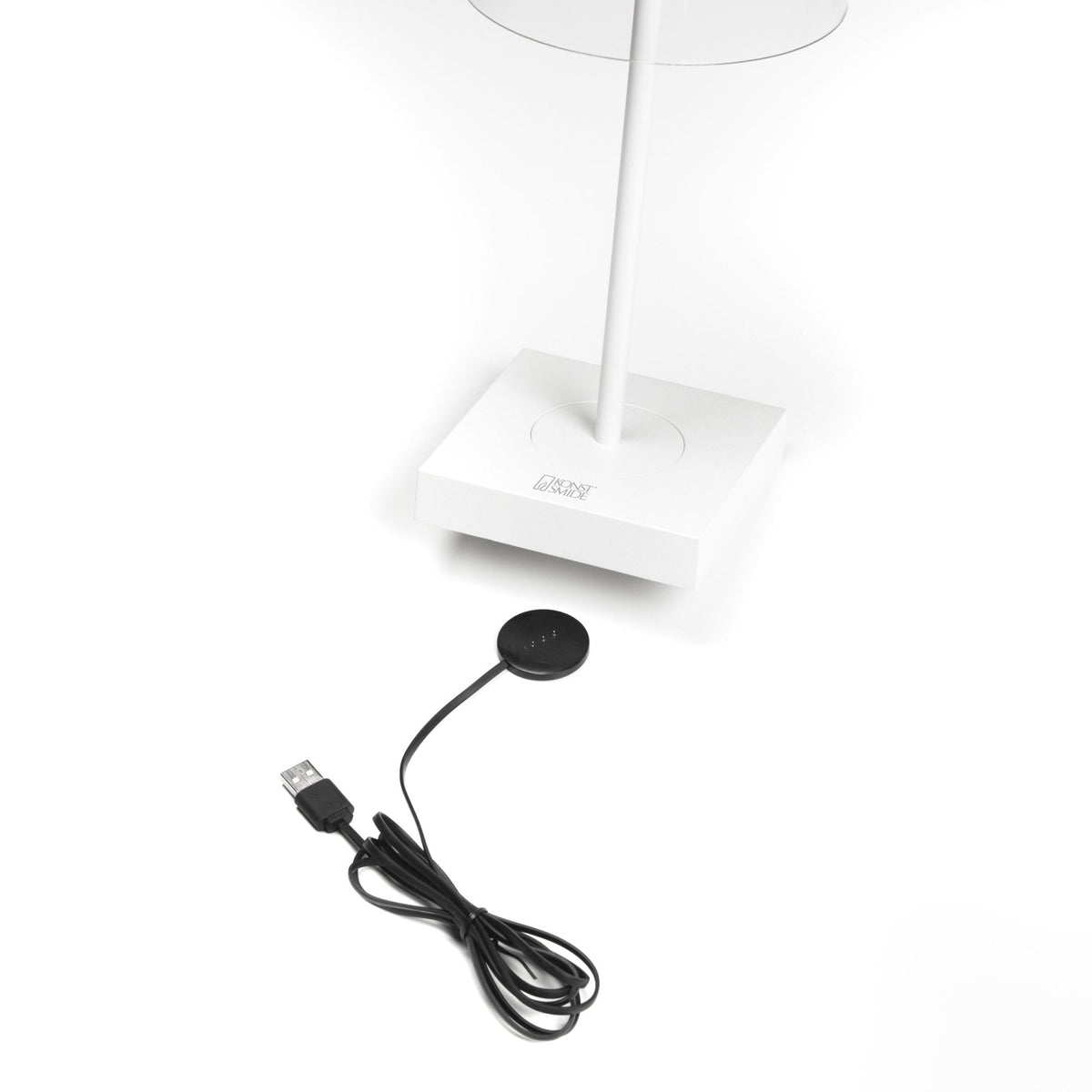 Scilla IP54 USB Charged LED Table Light in White
