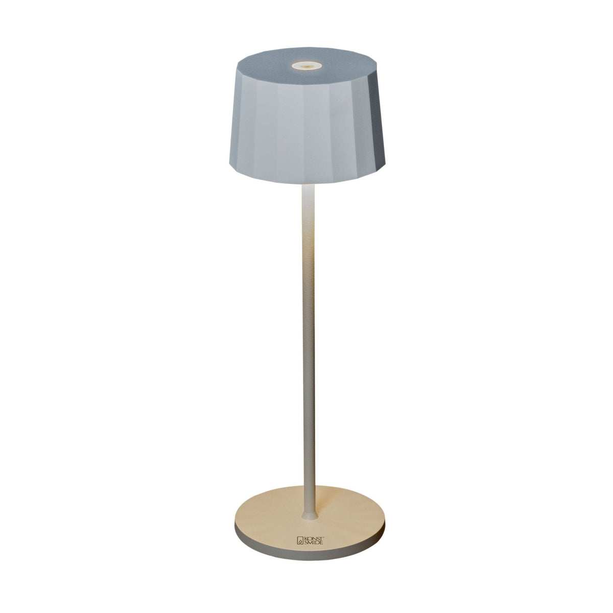 Positano IP54 USB Charged Round LED Table Light in White