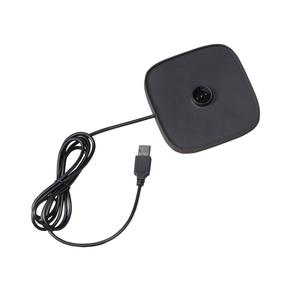 Capri IP54 USB Charged Square LED Table Light in Black