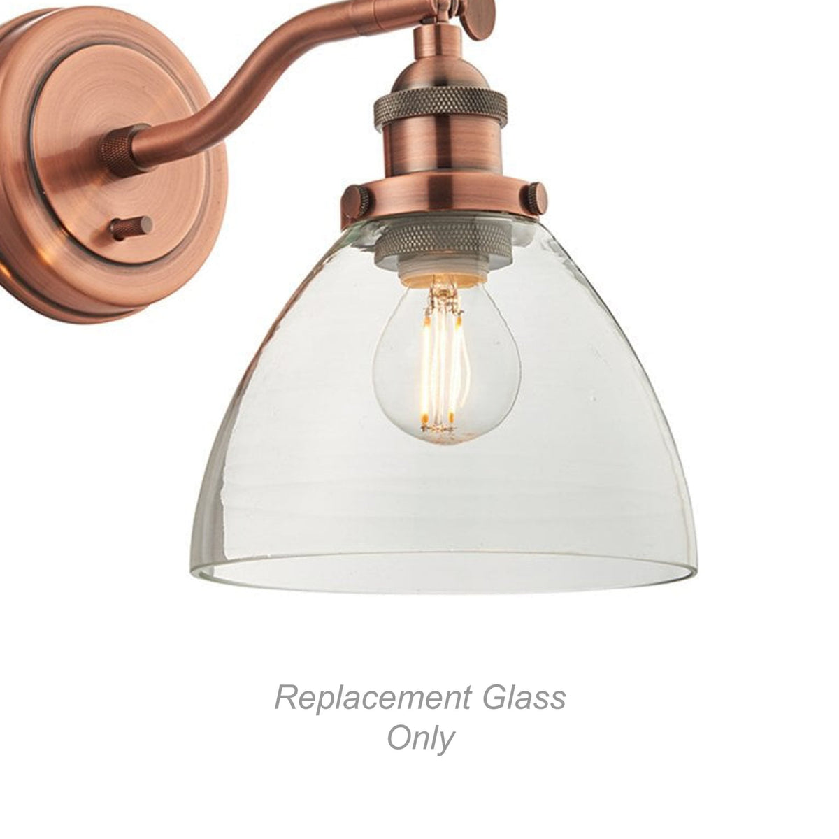 Replacement Glass for the Endon Hansen Wall Light Range