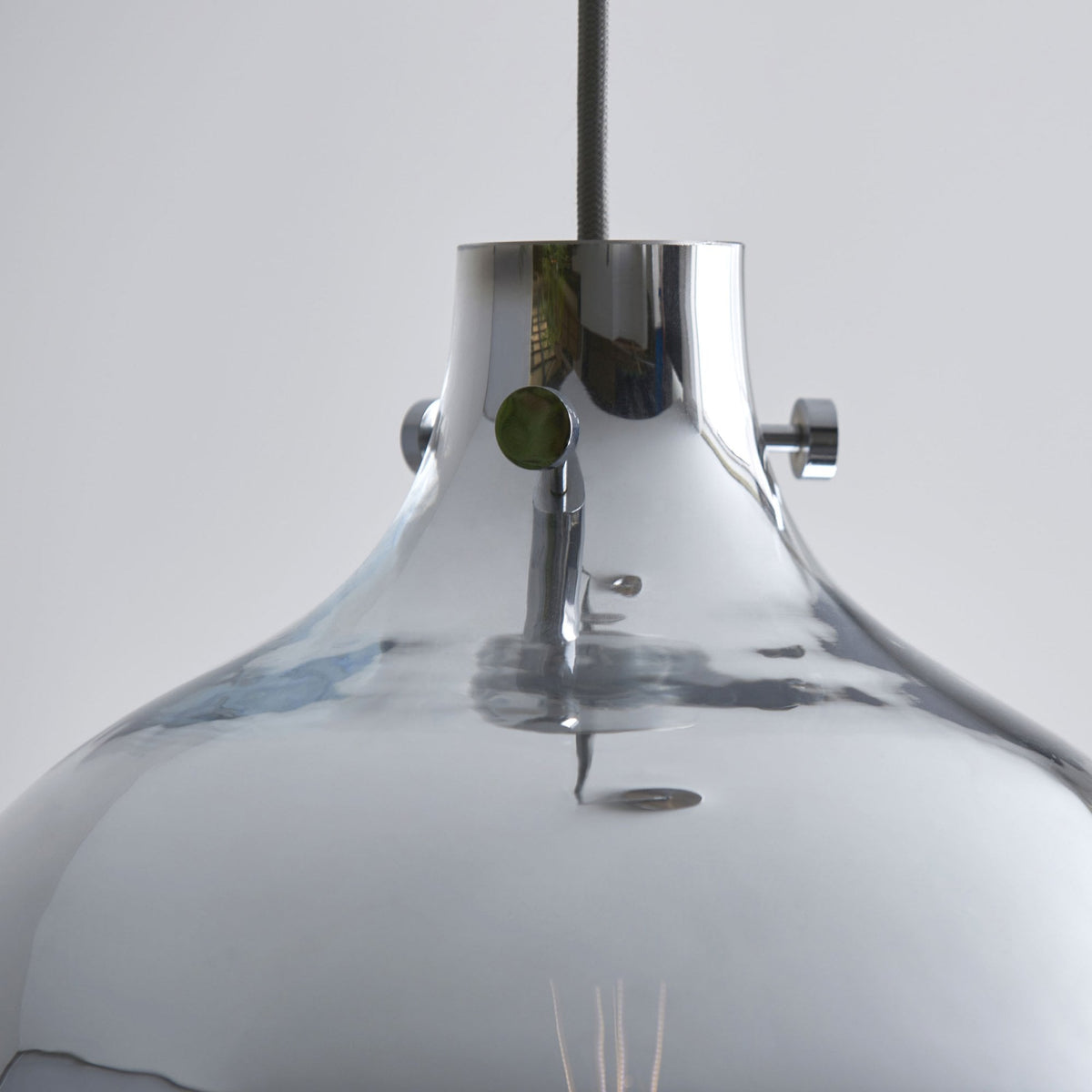 Panther Pendant in a Chrome Metallic Ombre Finish