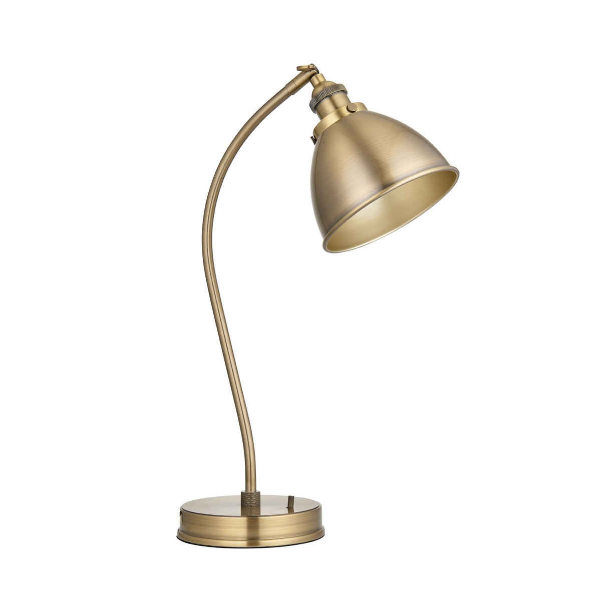 Franklin Table Lamp in Antique Brass