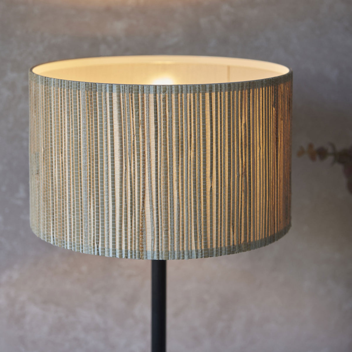 Longshore Table Lamp with Natural Seagrass Drum Shade