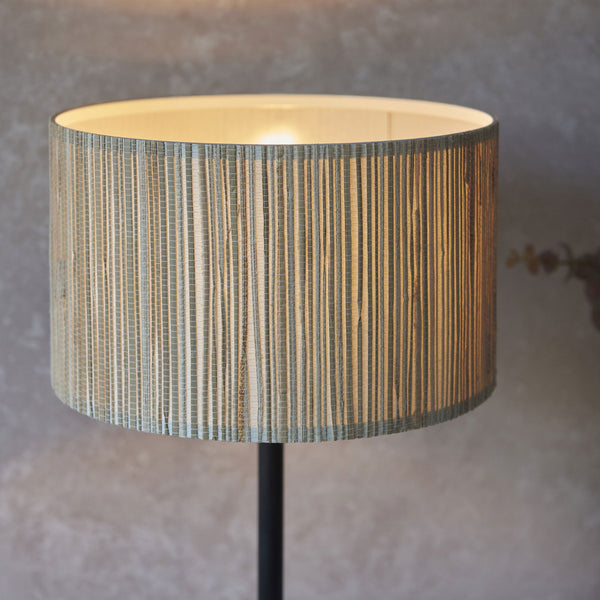 Longshore Table Lamp with Natural Seagrass Drum Shade