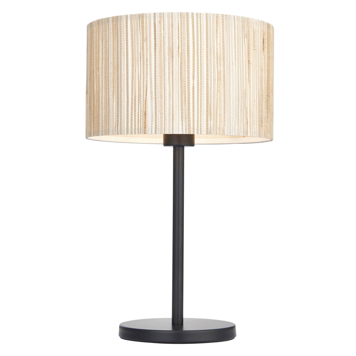 Longshore Table Lamp with Natural Seagrass Drum Shade