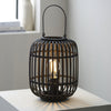 Mathias Table Lamp with Dark Bamboo Cage