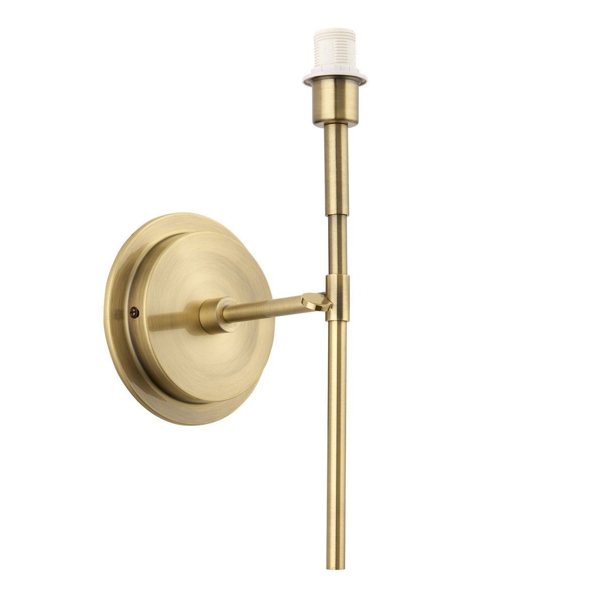 Rennes Single Wall Light in Antique Brass