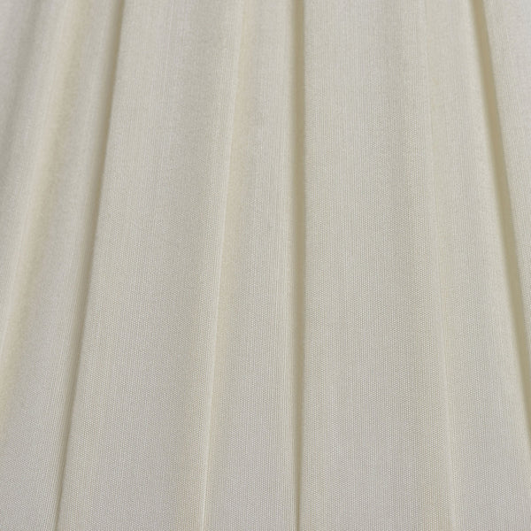 Carla 10 Inch Box Pleat Tapered Shade in Cream