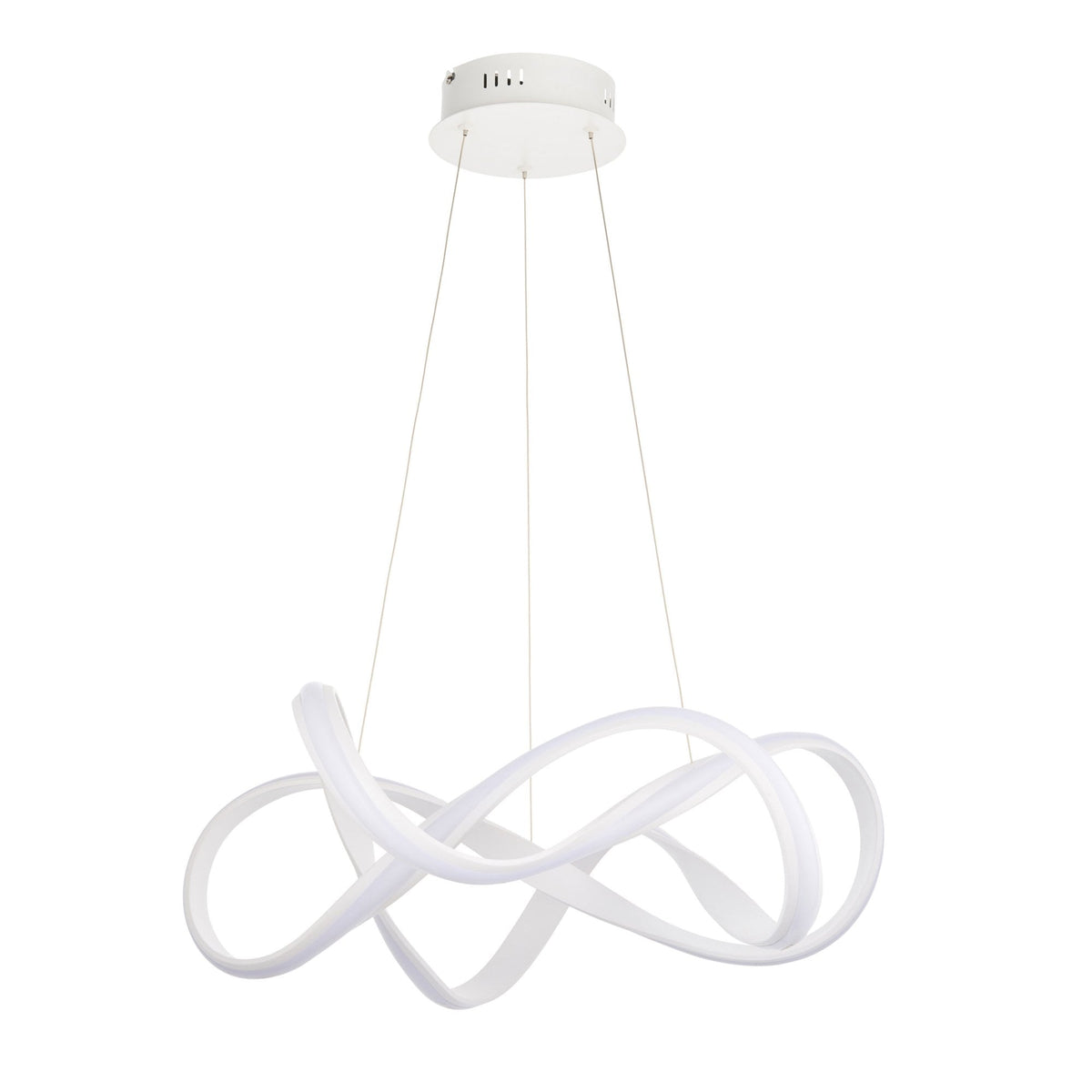 Synergy Dimmable LED Pendant Light in Sand White