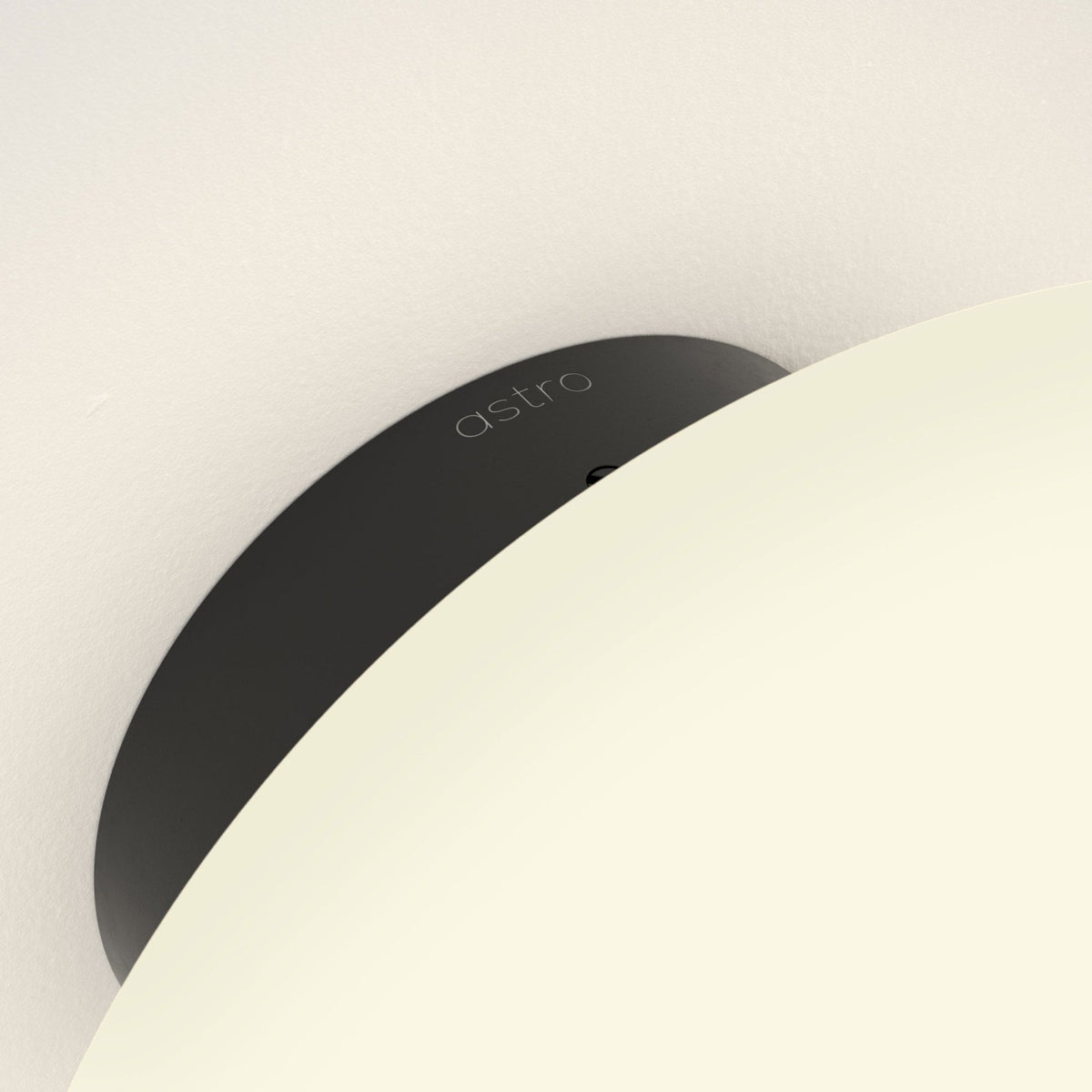 Zeppo IP44 Opal Glass Bathroom Wall Light in Matt Black