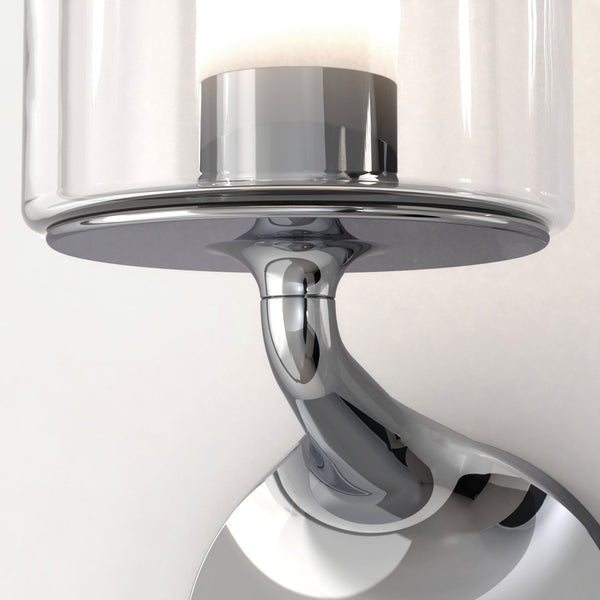 Elena IP44 Wall Light in Polished Chrome