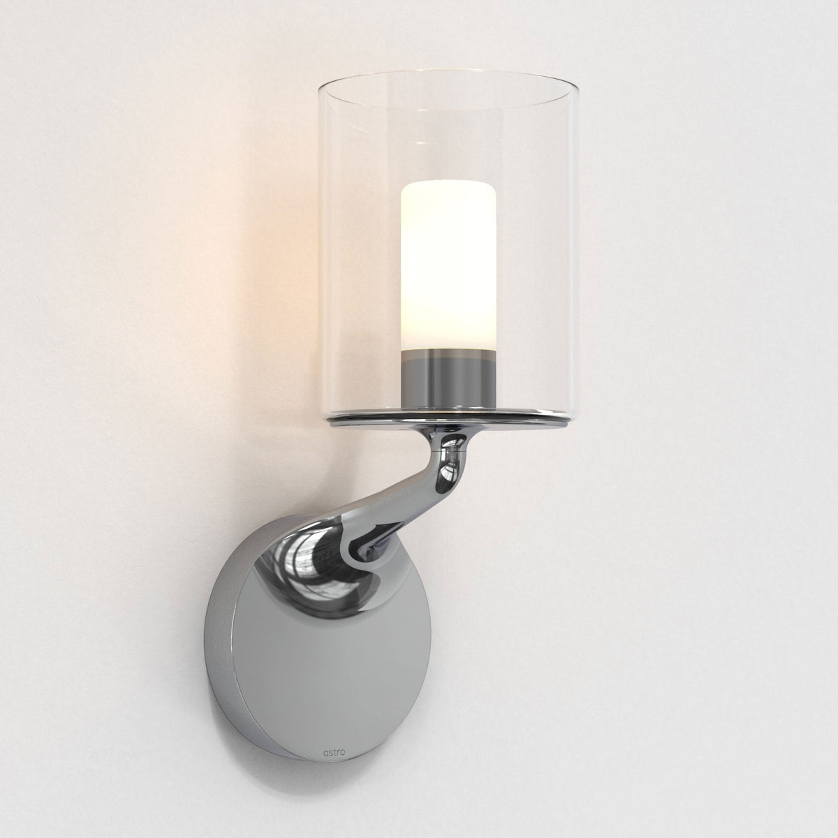 Elena IP44 Wall Light in Polished Chrome
