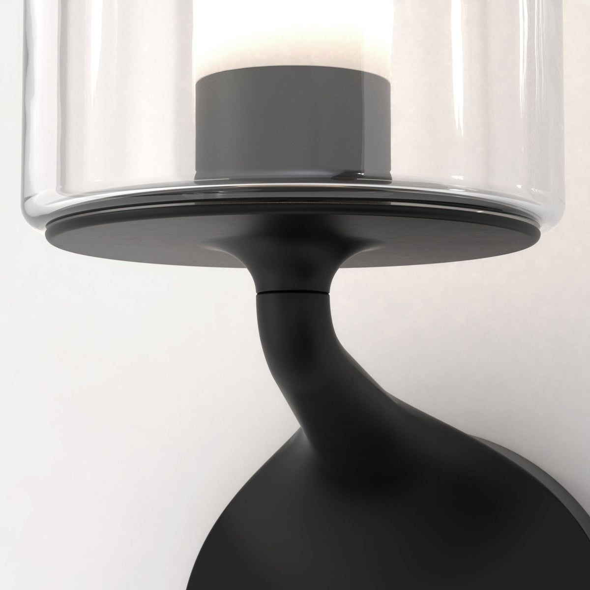 Elena IP44 Wall Light in Matt Black