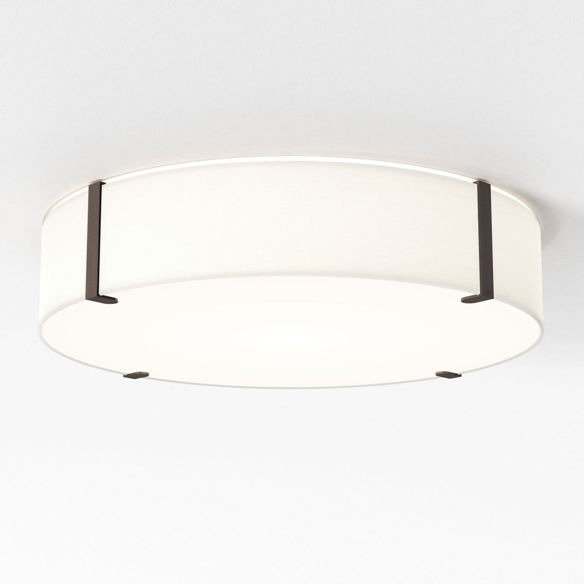 Elba Round 600 Shade in White