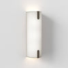Elba 400 Wall Light in White Fabric
