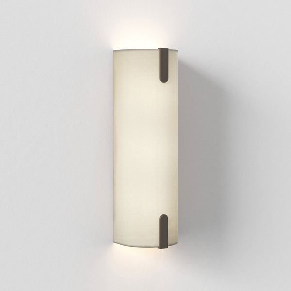 Elba 400 Wall Light in Putty Fabric