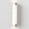 Elba 600 Wall Light in White Fabric