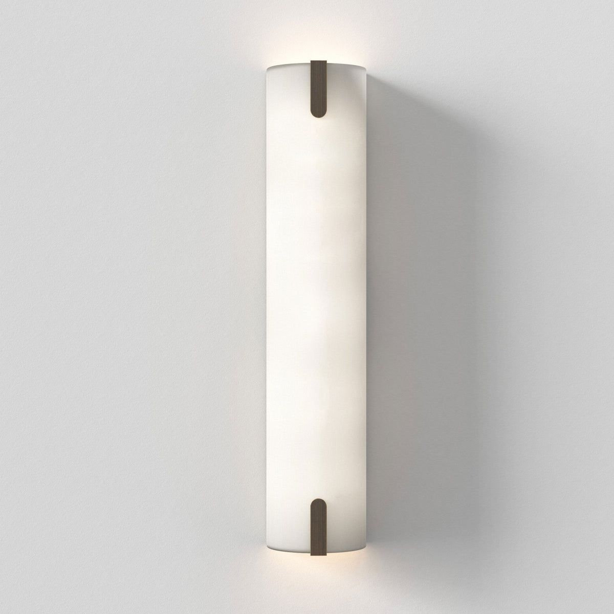 Elba 600 Wall Light in White Fabric