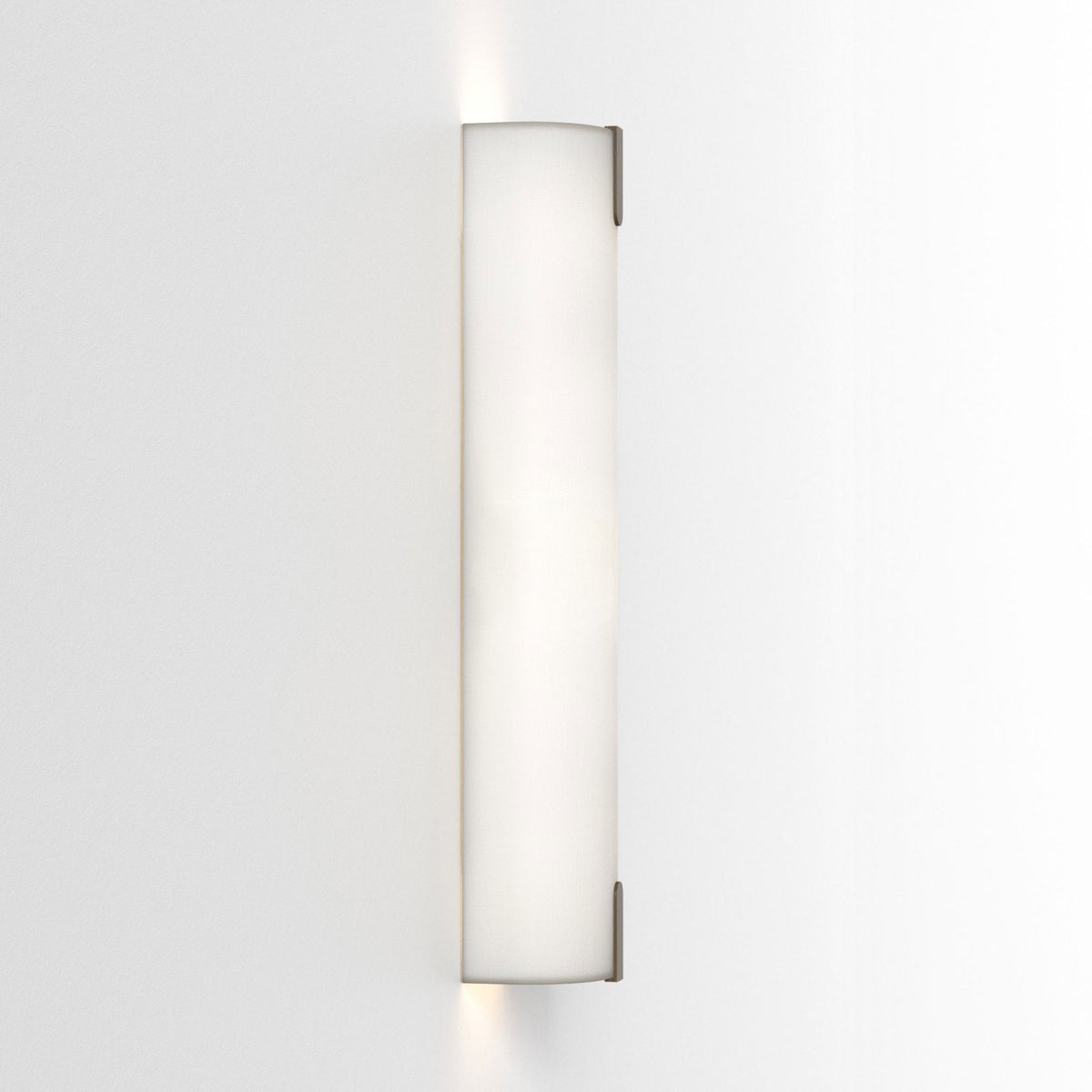 Elba 600 Wall Light in White Fabric