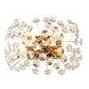 Bridestowe 4 Lamp Wall Light in French Gold & Clear Crystal