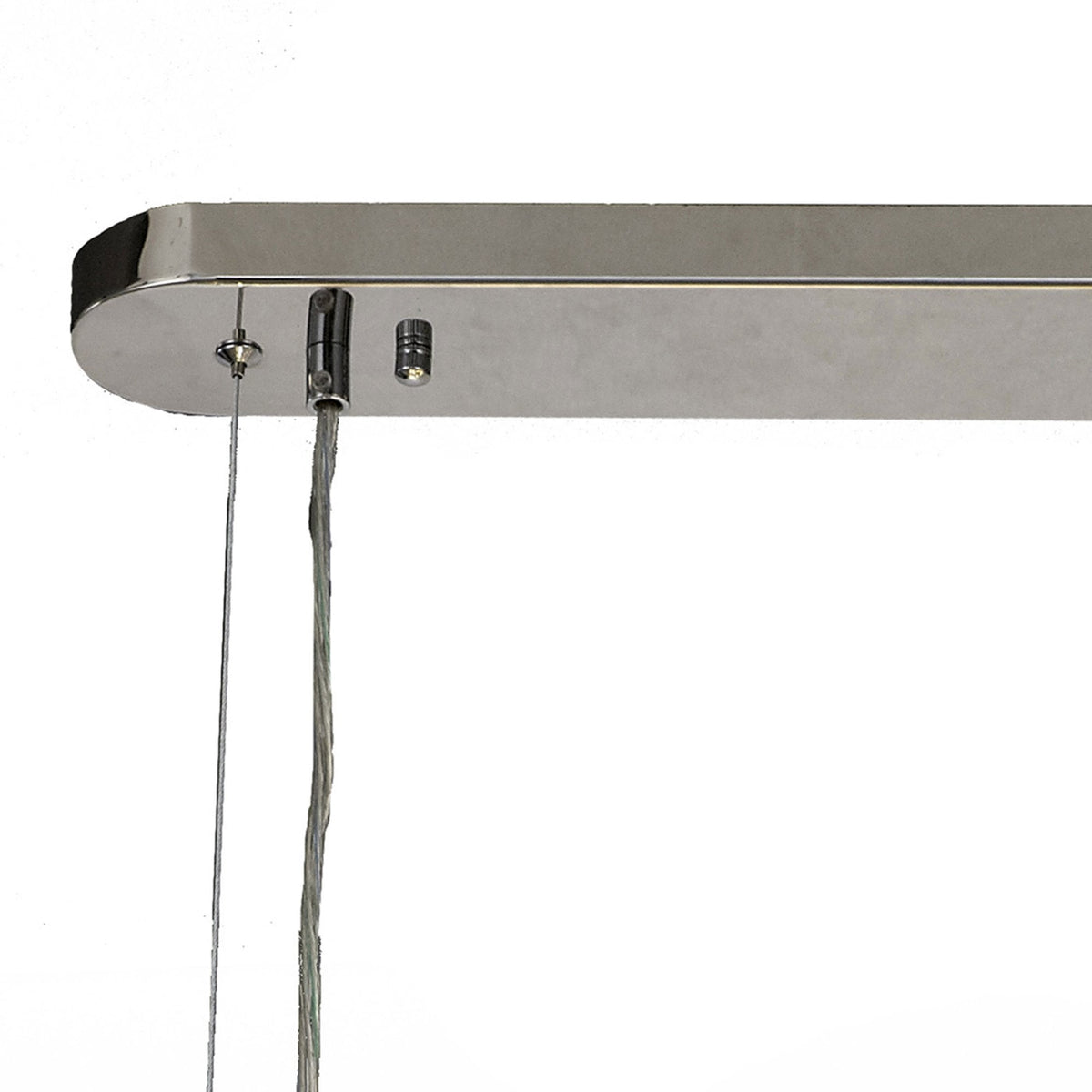 Bridestowe 10 Lamp Oblong Linear Pendant in Polished Chrome & Clear Crystal