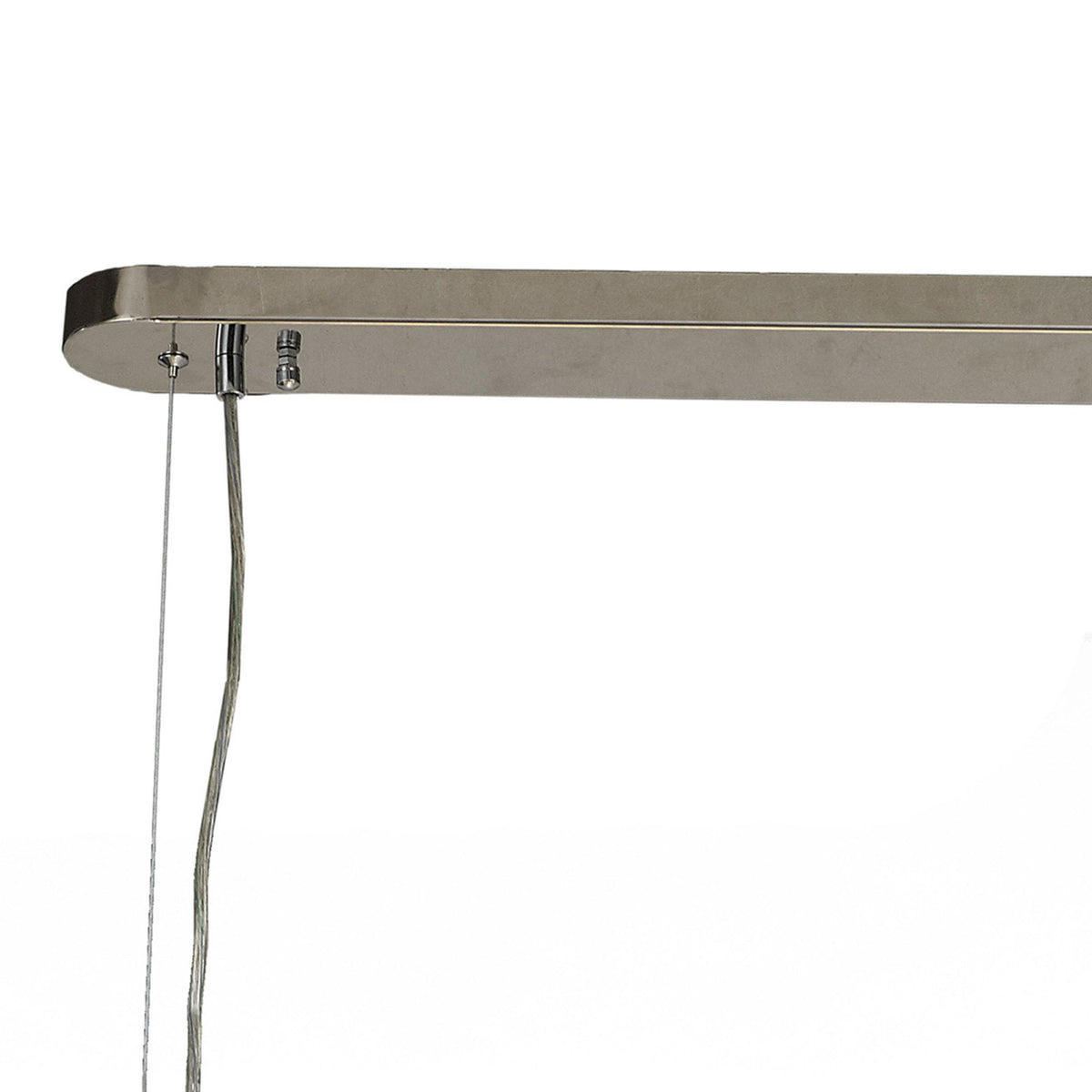 Bridestowe 14 Lamp Oblong Linear Pendant in Polished Chrome & Clear Crystal