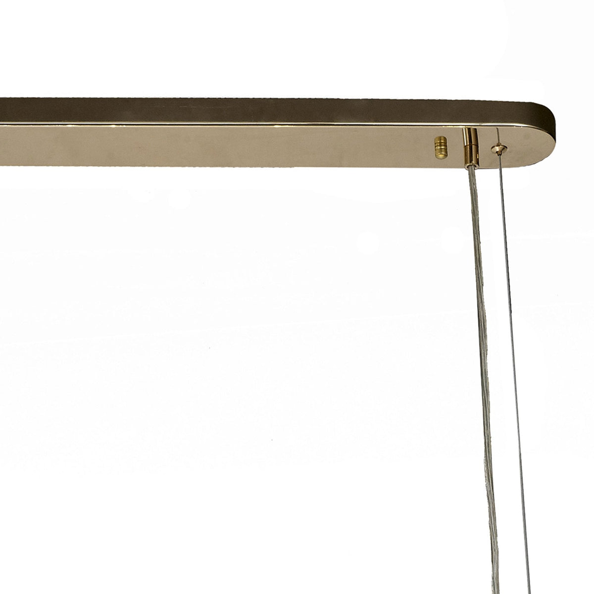 Bridestowe 14 Lamp Oblong Linear Pendant in French Gold & Clear Crystal