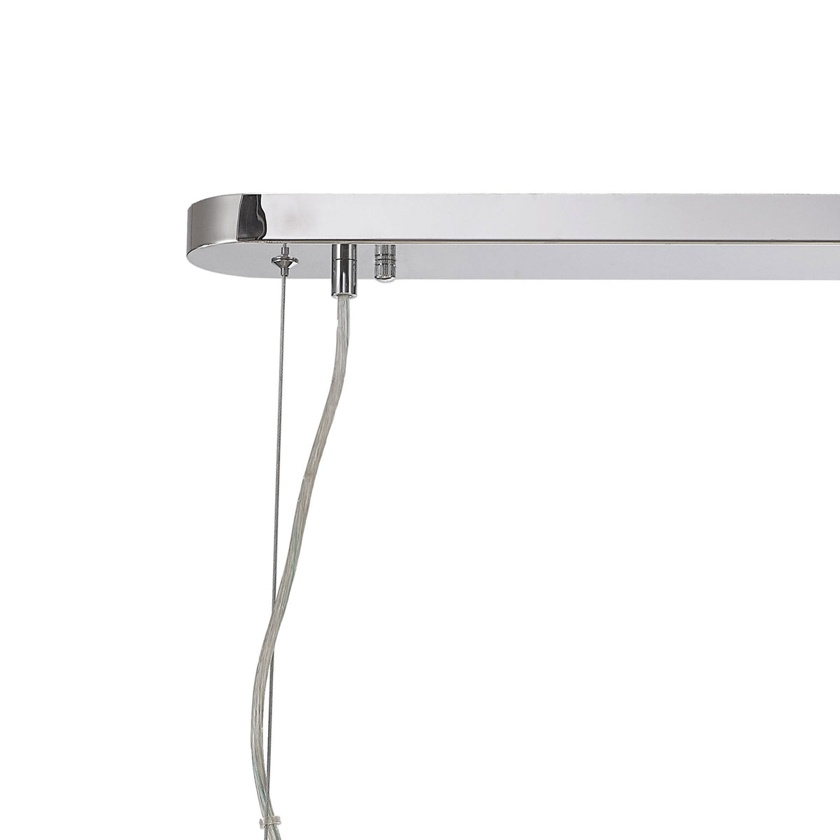 Bridestowe EXTRA Crystal 10 Lamp Oblong Linear Pendant in Polished Chrome