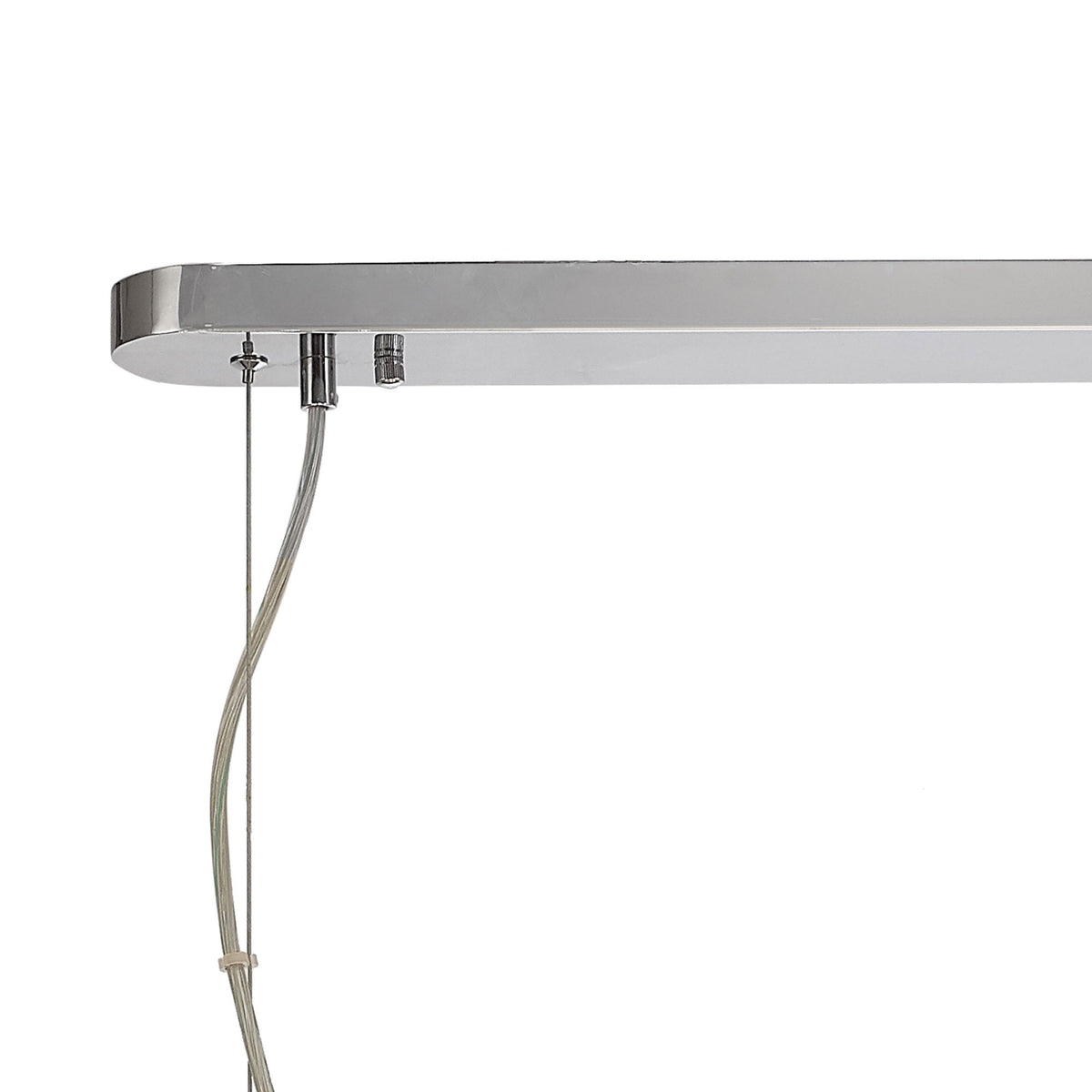 Bridestowe EXTRA Crystal 14 Lamp Oblong Linear Pendant in Polished Chrome