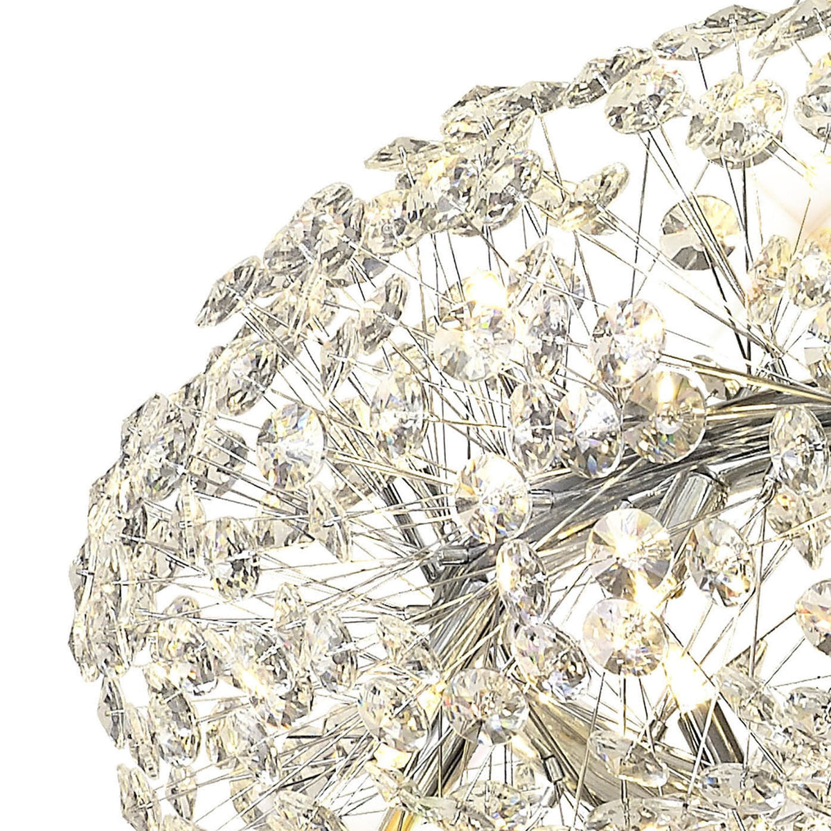 Bridestowe Pendant G9 36 Light in Polished Chrome & Clear Crystal