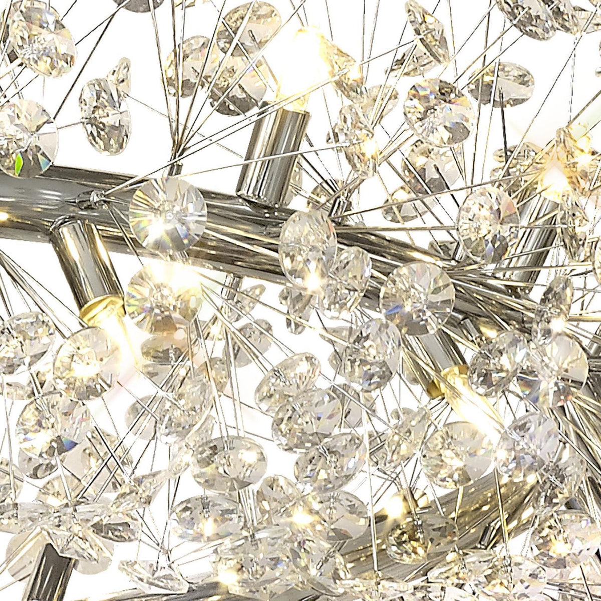 Bridestowe Pendant G9 36 Light in Polished Chrome & Clear Crystal