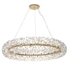 Bridestowe Pendant G9 36 Light in French Gold & Clear Crystal