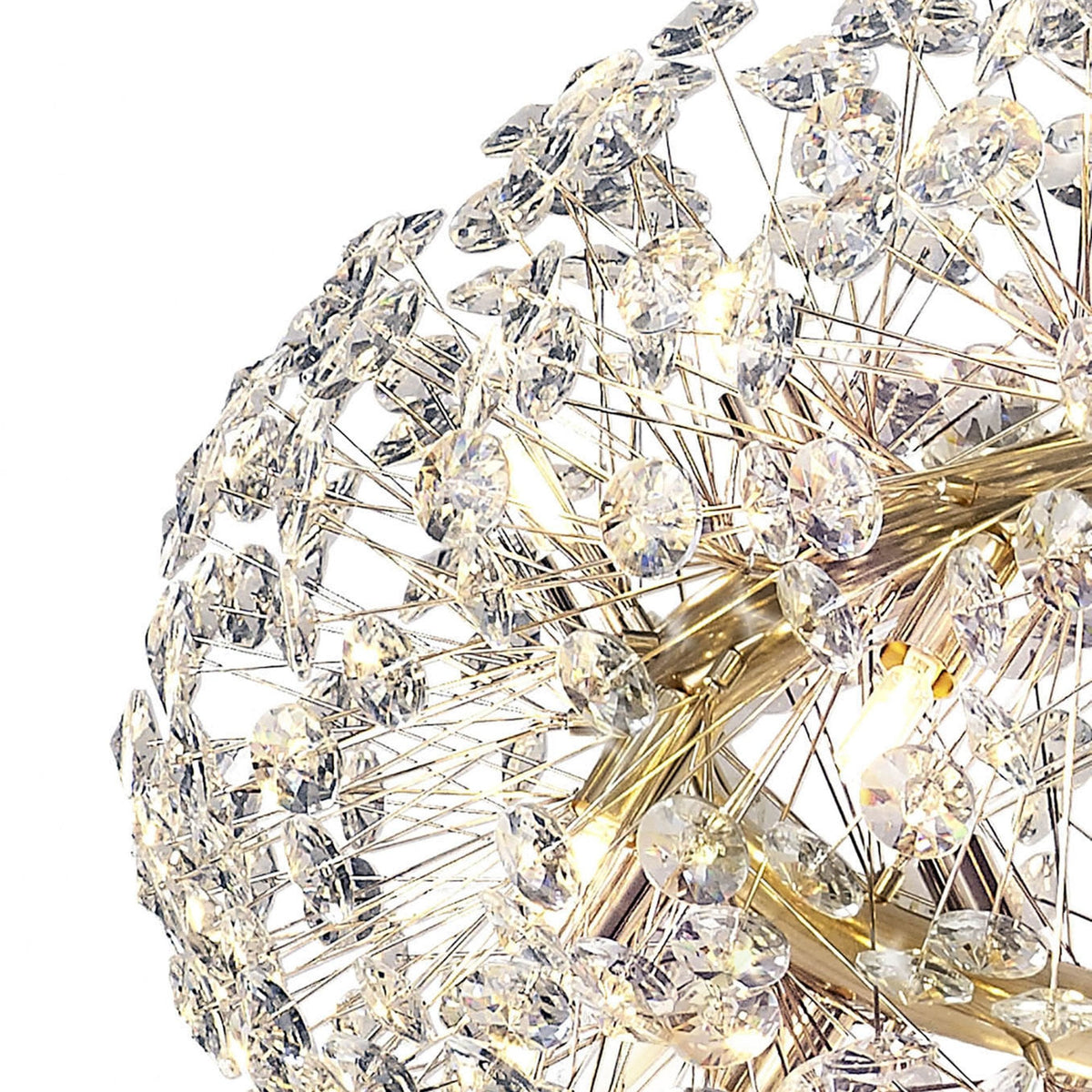 Bridestowe Pendant G9 36 Light in French Gold & Clear Crystal