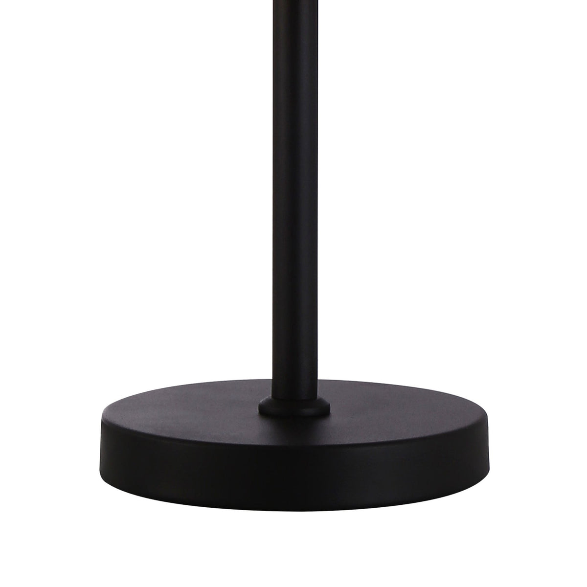 Torrington Table Lamp in Satin Black with Clear Crystals